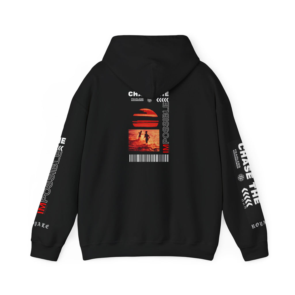 Chase the Sunset Hoodie – 'ROYALE' Graphic Streetwear Pullover