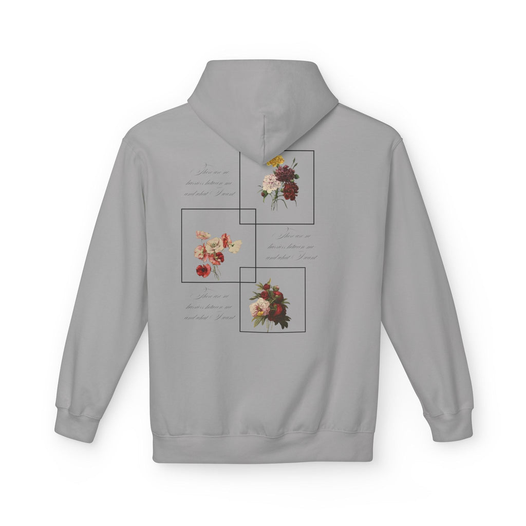 Autumn Bouquet Hoodie — Small Floral Fall Back-Print Sweatshirt