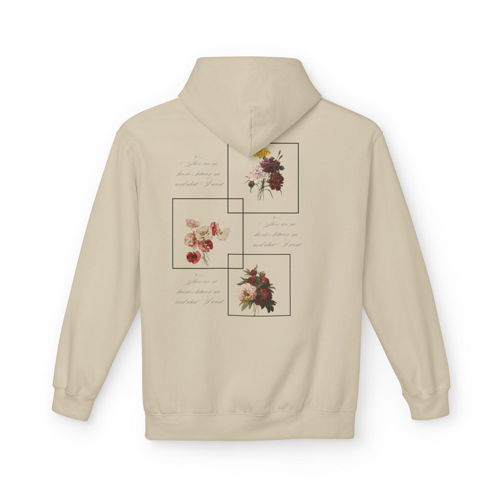 Autumn Bouquet Hoodie — Small Floral Fall Back-Print Sweatshirt