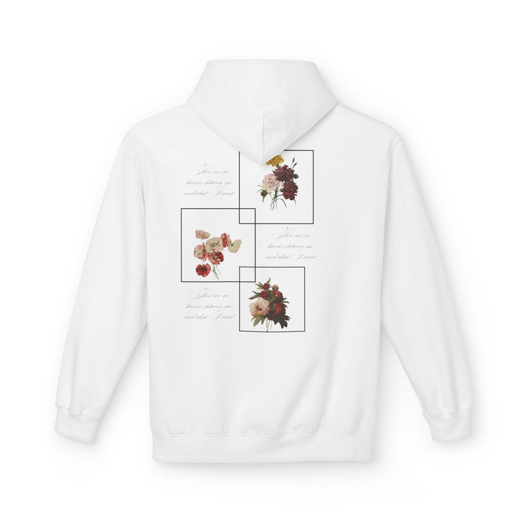 Autumn Bouquet Hoodie — Small Floral Fall Back-Print Sweatshirt