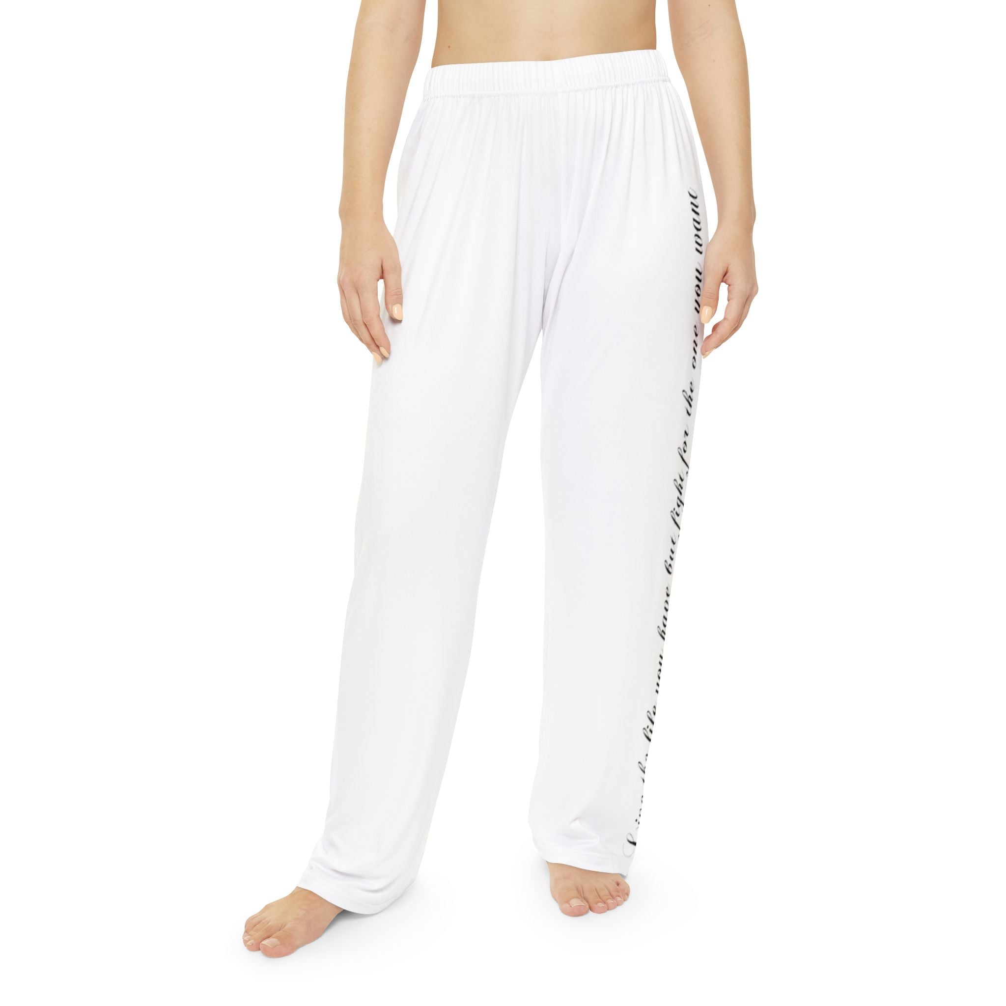 Women's Pajama Pants — Script Side Quote Loungewear