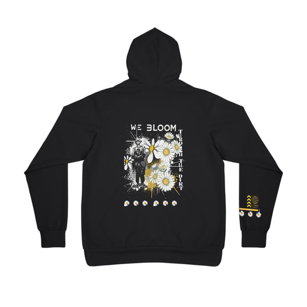 Daisy Bloom Athletic Hoodie — 'We Bloom' Graphic Floral Streetwear