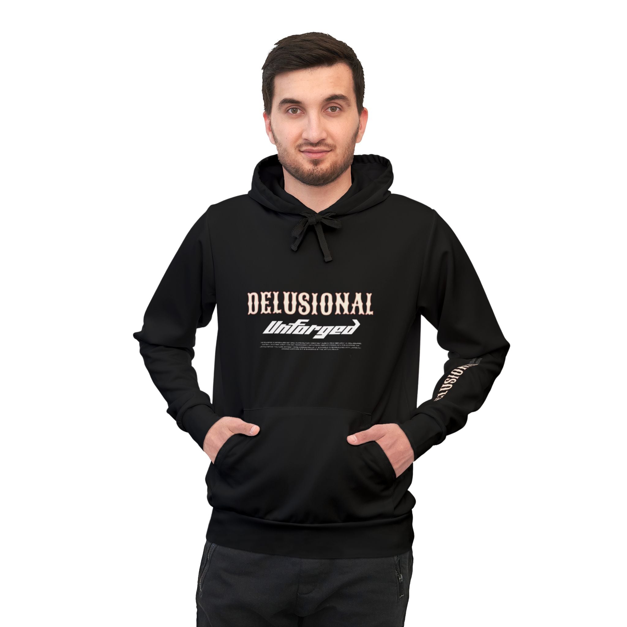 Athletic Hoodie — Retro Underground Graphic Pullover