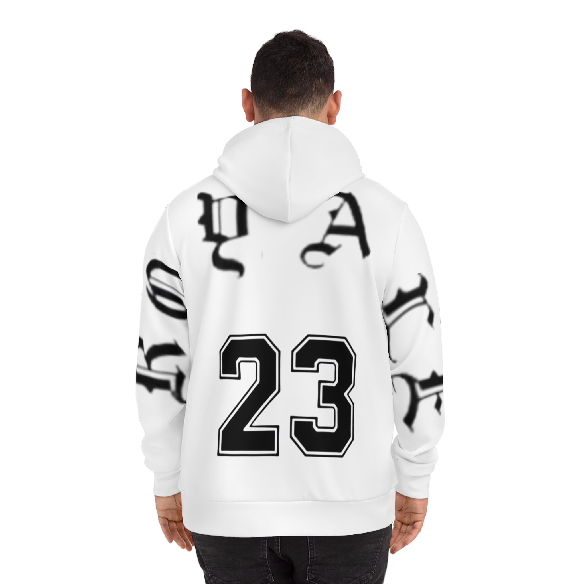 Number 23 Gothic Hoodie — Athletic Streetwear Pullover with 'ROYAL' Design