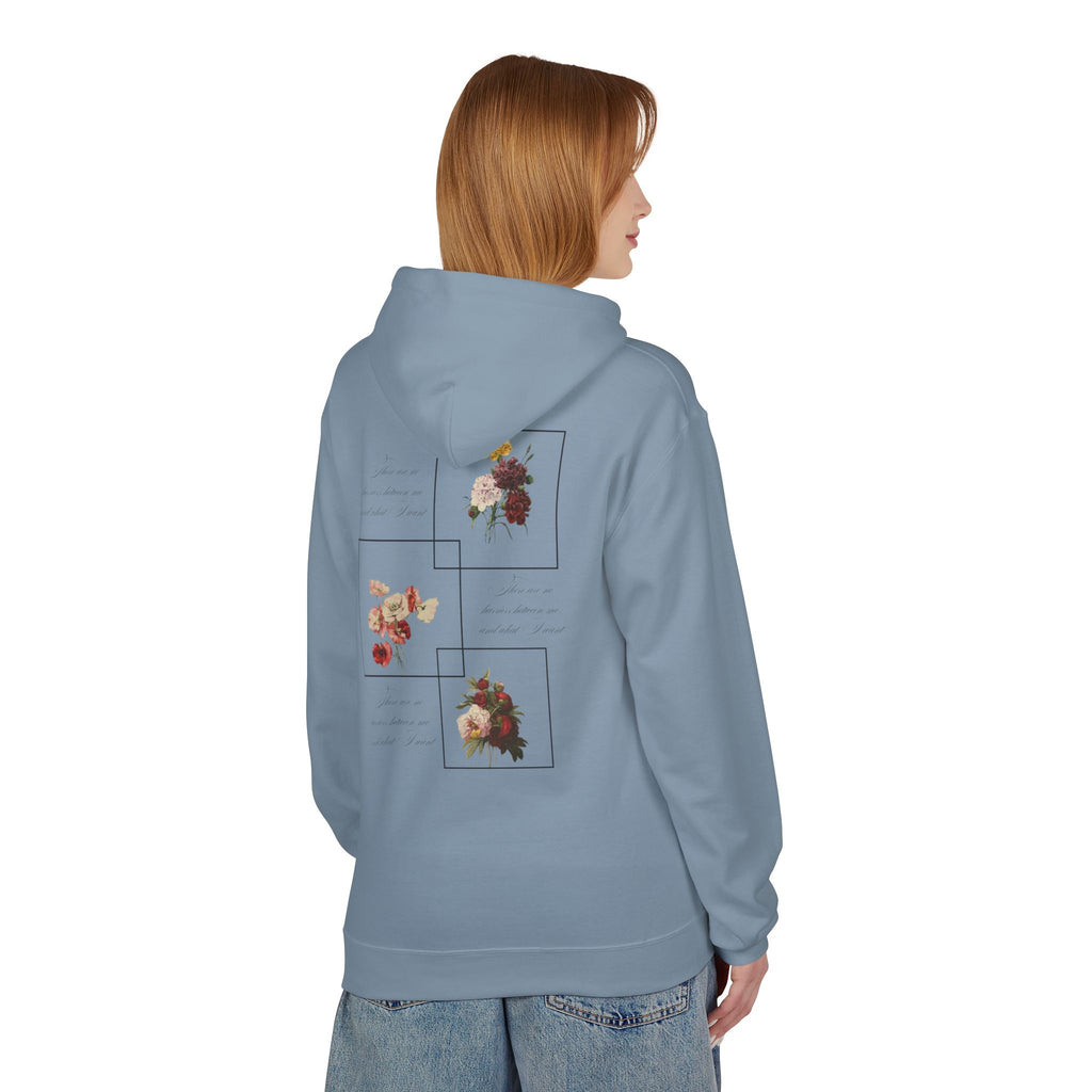 Autumn Bouquet Hoodie — Small Floral Fall Back-Print Sweatshirt