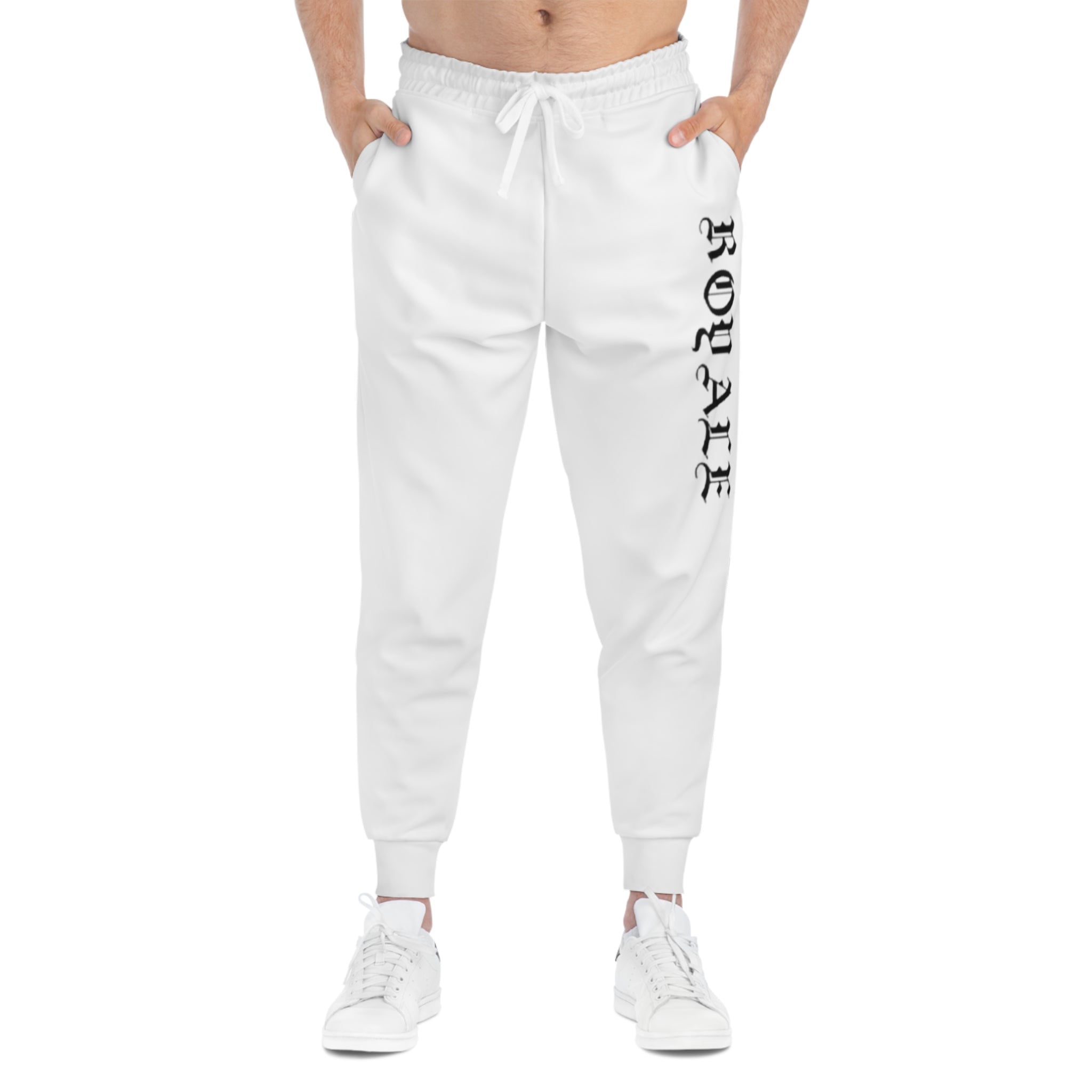 Athletic Joggers — Vertical 'ROYAL' Side Print Sweatpants