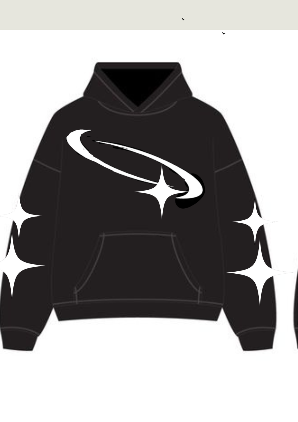 Galaxy Stars Athletic Hoodie — Space Sparkle Pullover