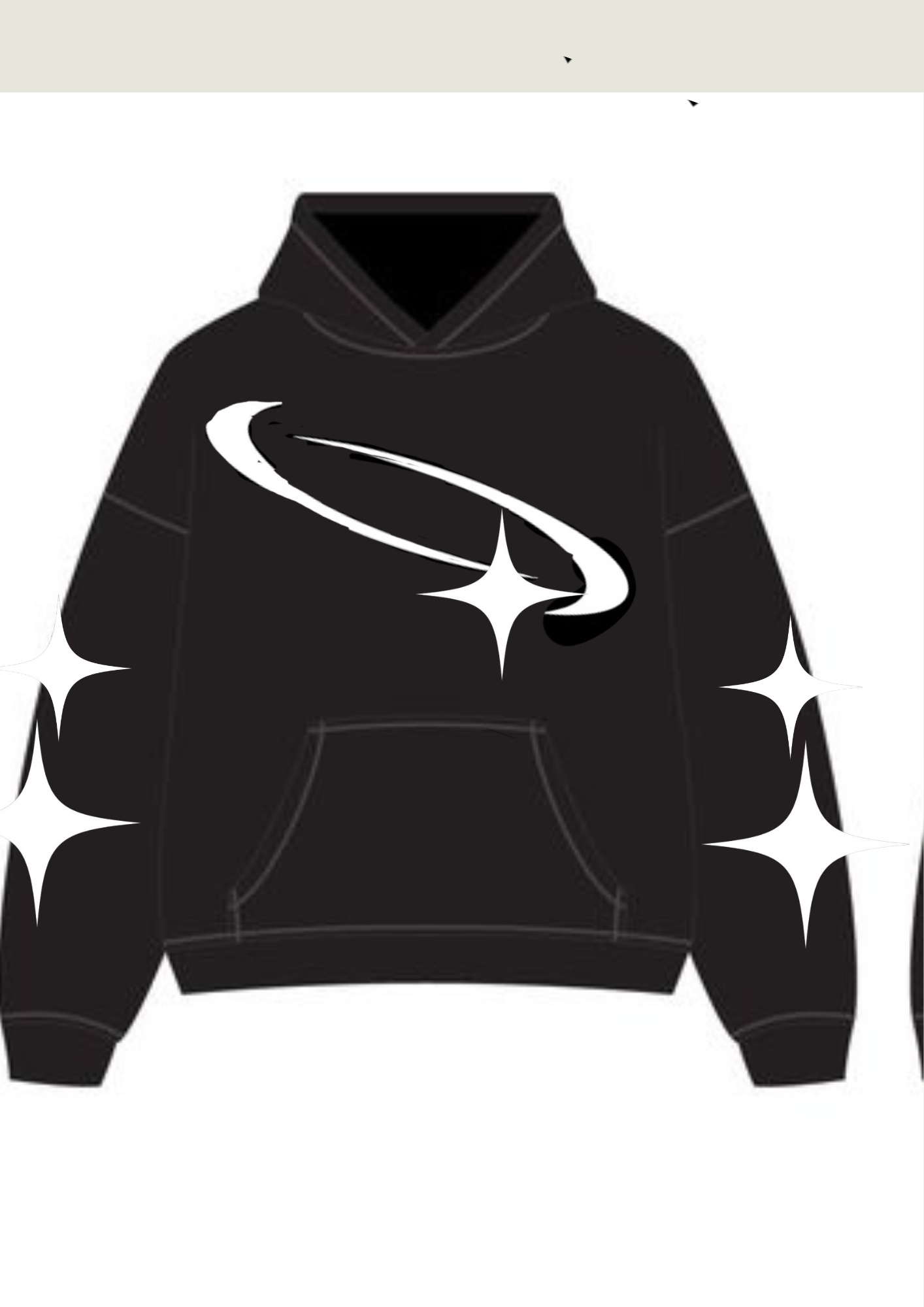 Galaxy Stars Athletic Hoodie — Space Sparkle Pullover
