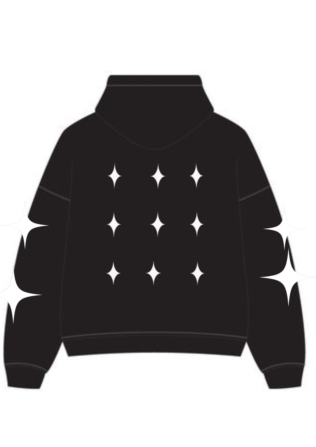 Galaxy Stars Athletic Hoodie — Space Sparkle Pullover