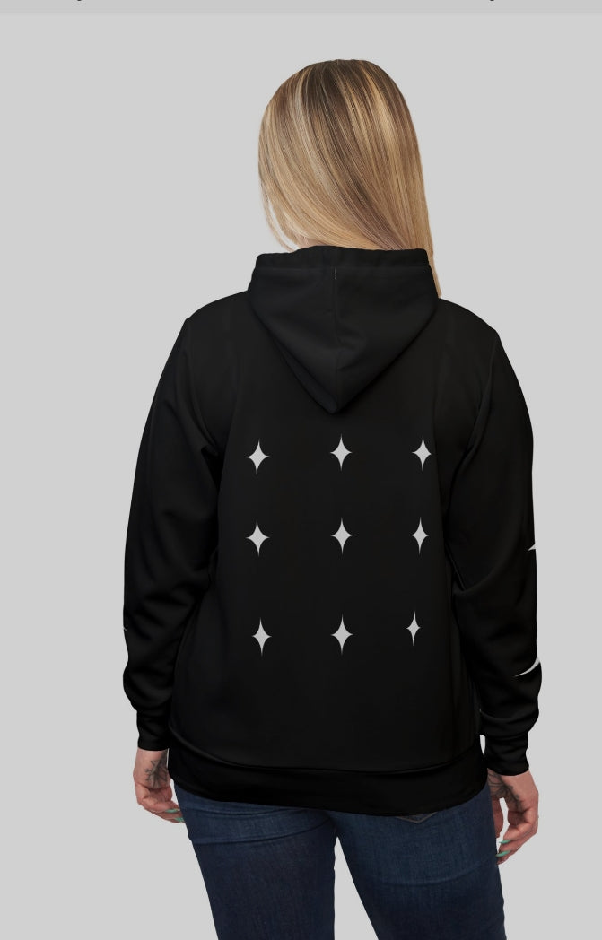 Galaxy Stars Athletic Hoodie — Space Sparkle Pullover