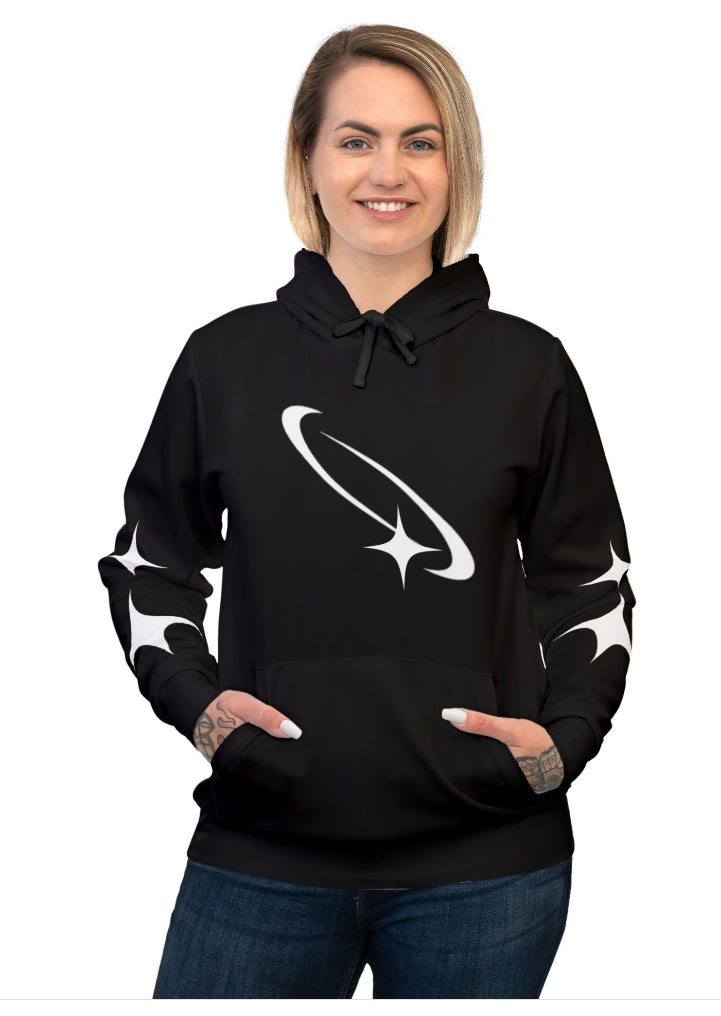 Galaxy Stars Athletic Hoodie — Space Sparkle Pullover