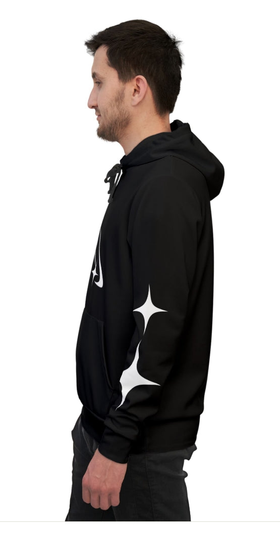 Galaxy Stars Athletic Hoodie — Space Sparkle Pullover
