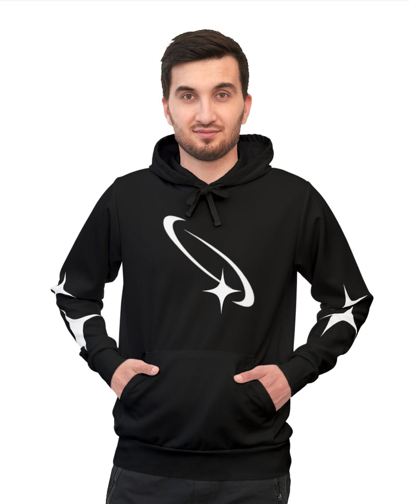 Galaxy Stars Athletic Hoodie — Space Sparkle Pullover