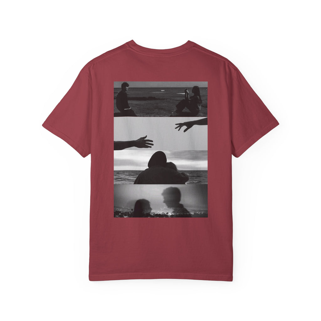 T-Shirt — Moody Noir Photo Collage Tee (features 'ROVALL' chest text)