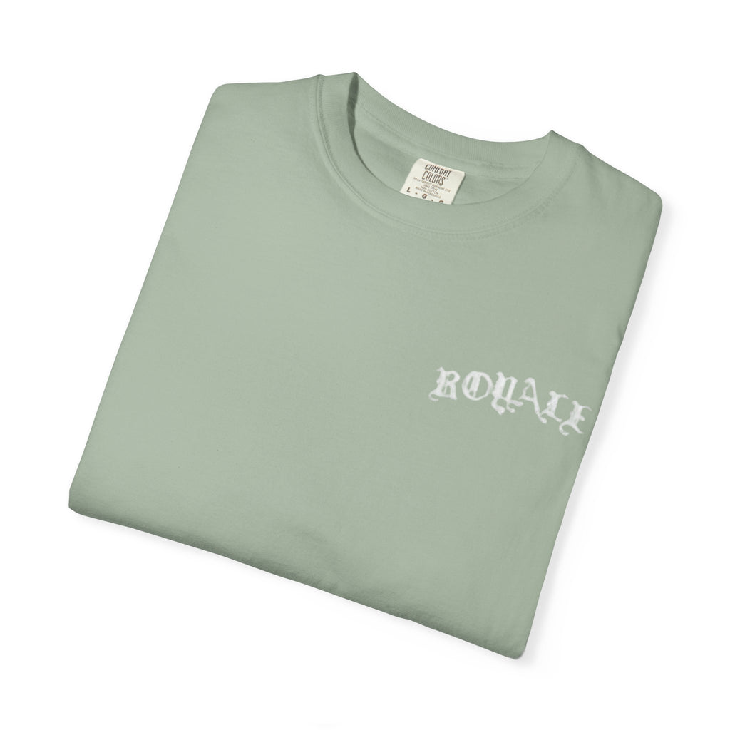 T-Shirt — Moody Noir Photo Collage Tee (features 'ROVALL' chest text)