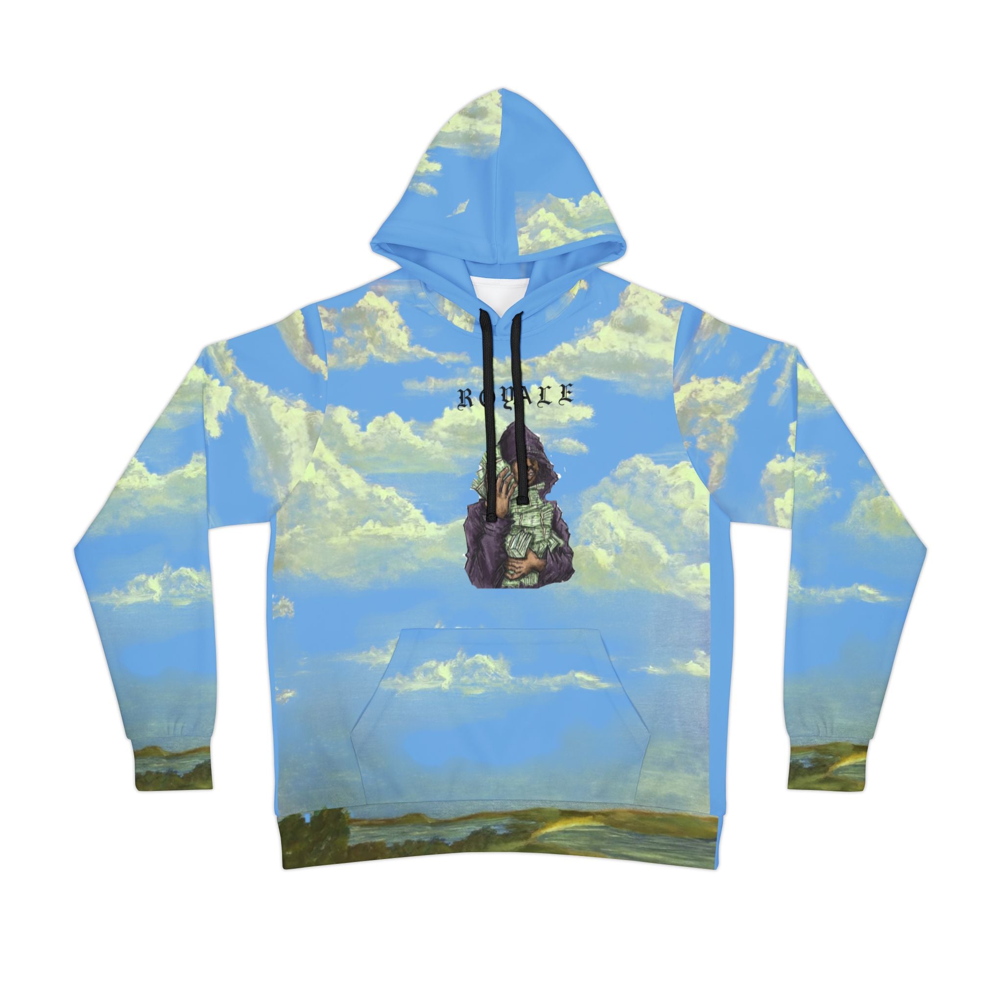 We Talk Money — Dreamy Cloudscape All-Over-Print Hoodie
