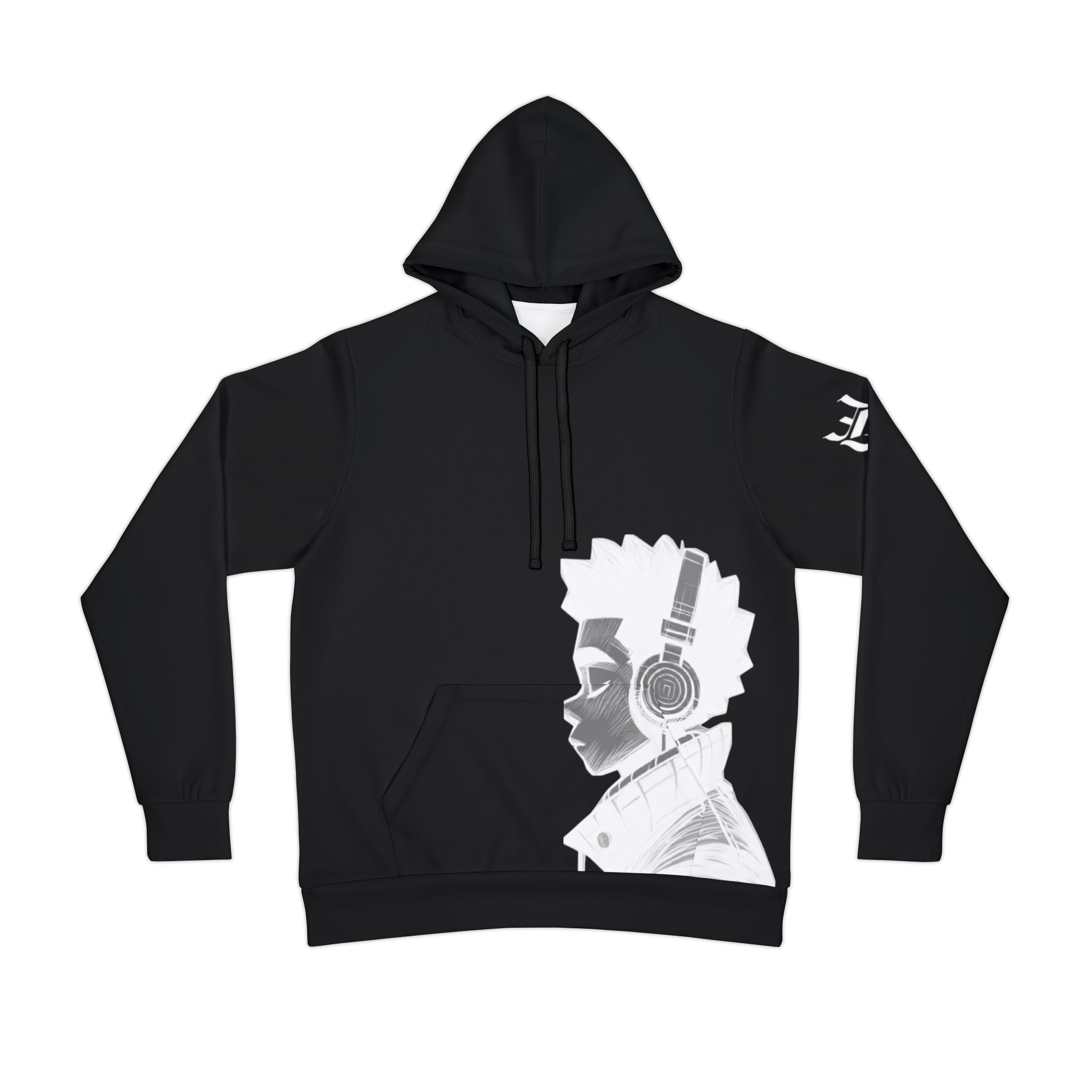 Athletic Hoodie — 'Keep It Real or Keep Your Distance' Graphic Hoodie