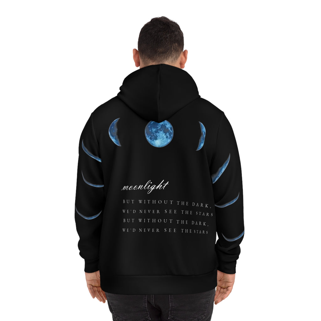 Moonlight Phase Hoodie — Celestial Moon Phases Graphic Hoodie