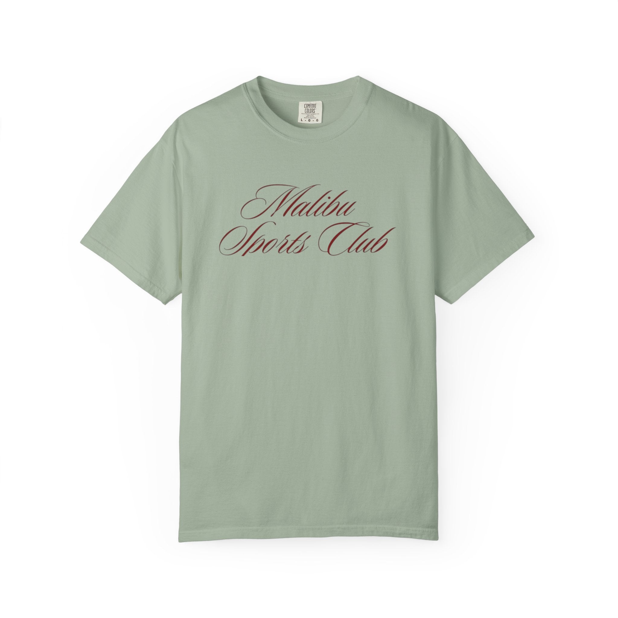 Malibu Sports Club T-Shirt — "Royale" Back Print Vintage Script Tee
