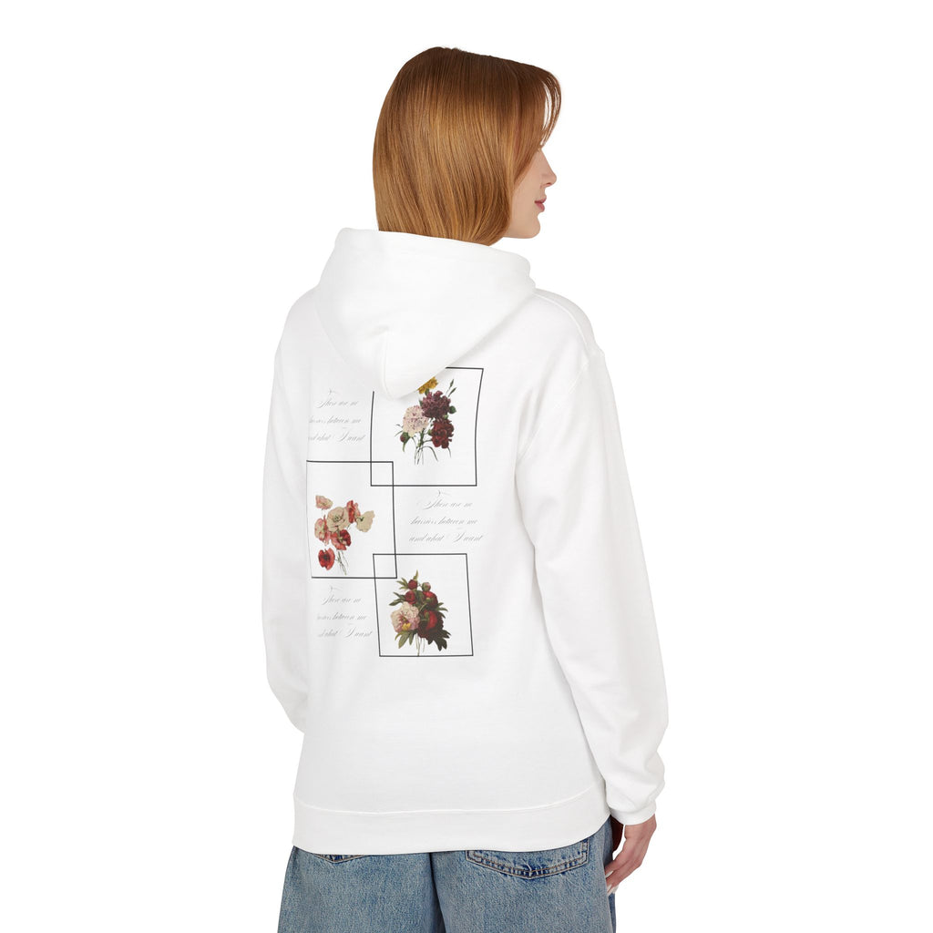 Autumn Bouquet Hoodie — Small Floral Fall Back-Print Sweatshirt