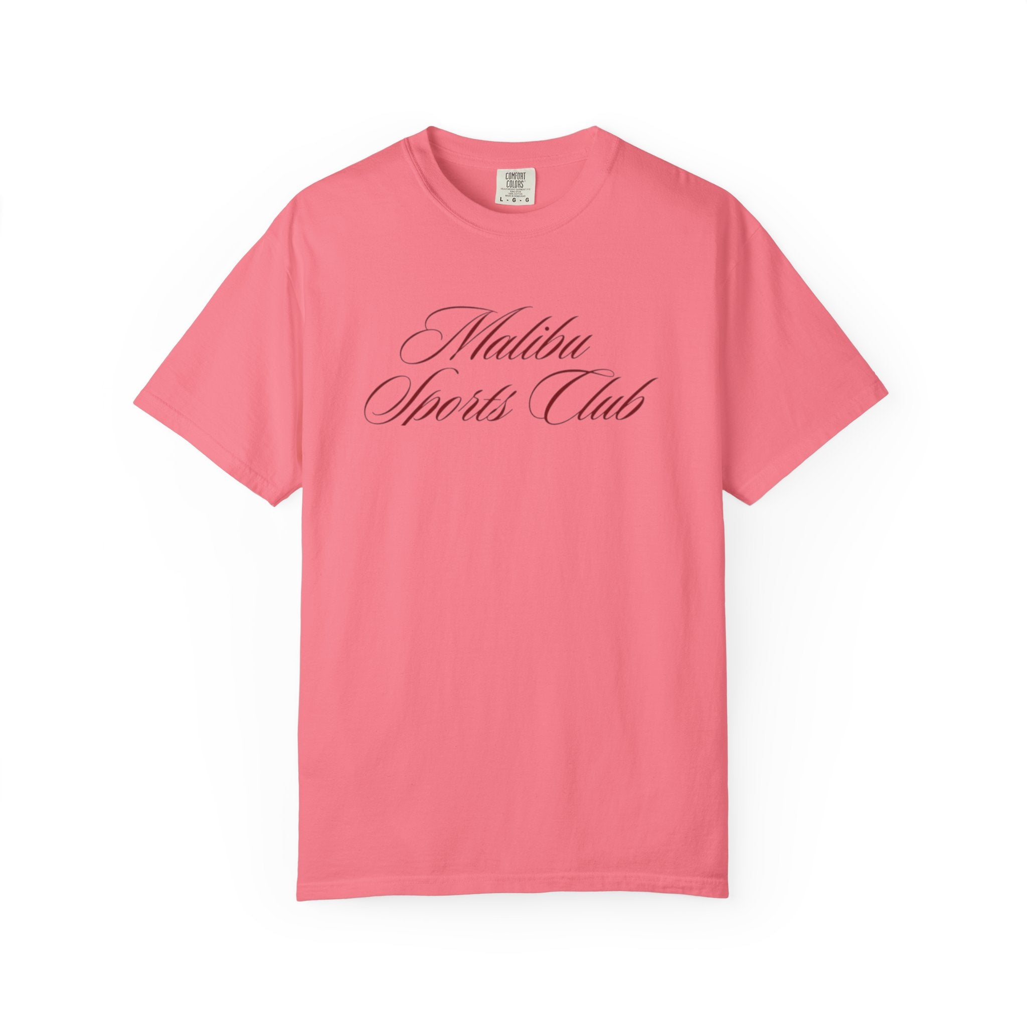 Malibu Sports Club T-Shirt — "Royale" Back Print Vintage Script Tee